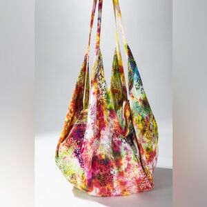 Womens Ruggine Hippie Bohemian Ethnic Tie Dyed Hobo Chic Yoga Shoulder Beach Bag